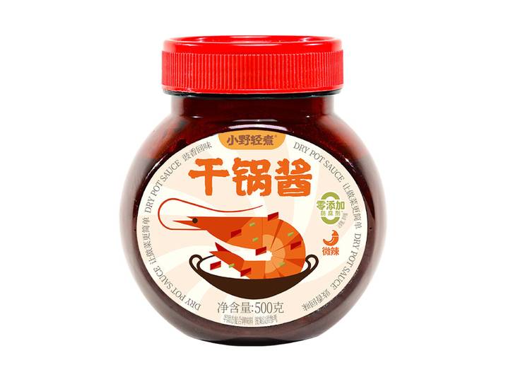 Sauce pour wok Xiaoyeqingzhu (légèrement épicée) - Bocal 500 g