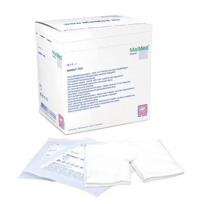 Schlitzkompressen 7,5x7,5 cm unsteril 8fach 100 St Kompressen
