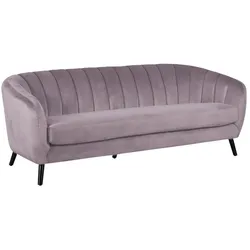 Carmen GRETA HLR 3-Sitzer-Sofa – Babyrosa