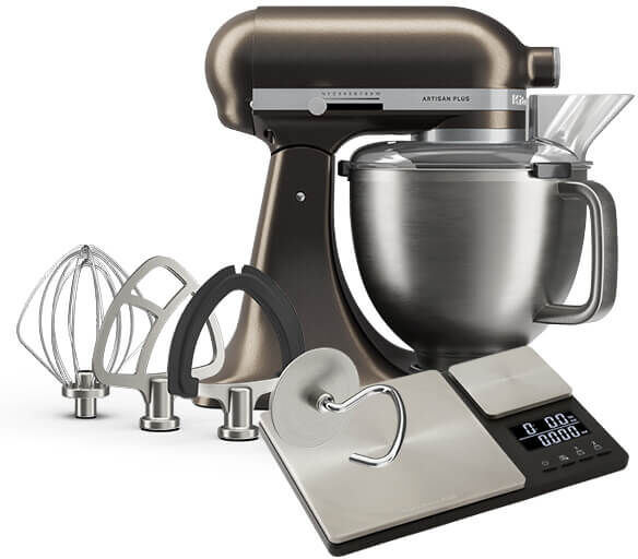 KitchenAid Artisan Plus Iron Ore Beam 4.7L Tilt Head Stand Mixer With FREE Gift