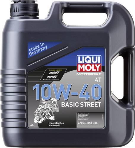 Liqui Moly Motorbike 4T 10W-40 Basic Street 3046 4-Takt-Motoröl 4l