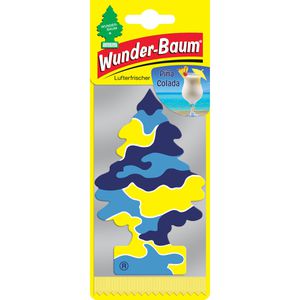 Wunderbaum Autoduft 134301, Pina Colada, bis zu 7 Wochen, Duftbaum, Anhänger