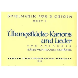 Spielmusik für 3 Geigen Band 1-3 Partitur, Fachbücher von Rudolf Schäfer