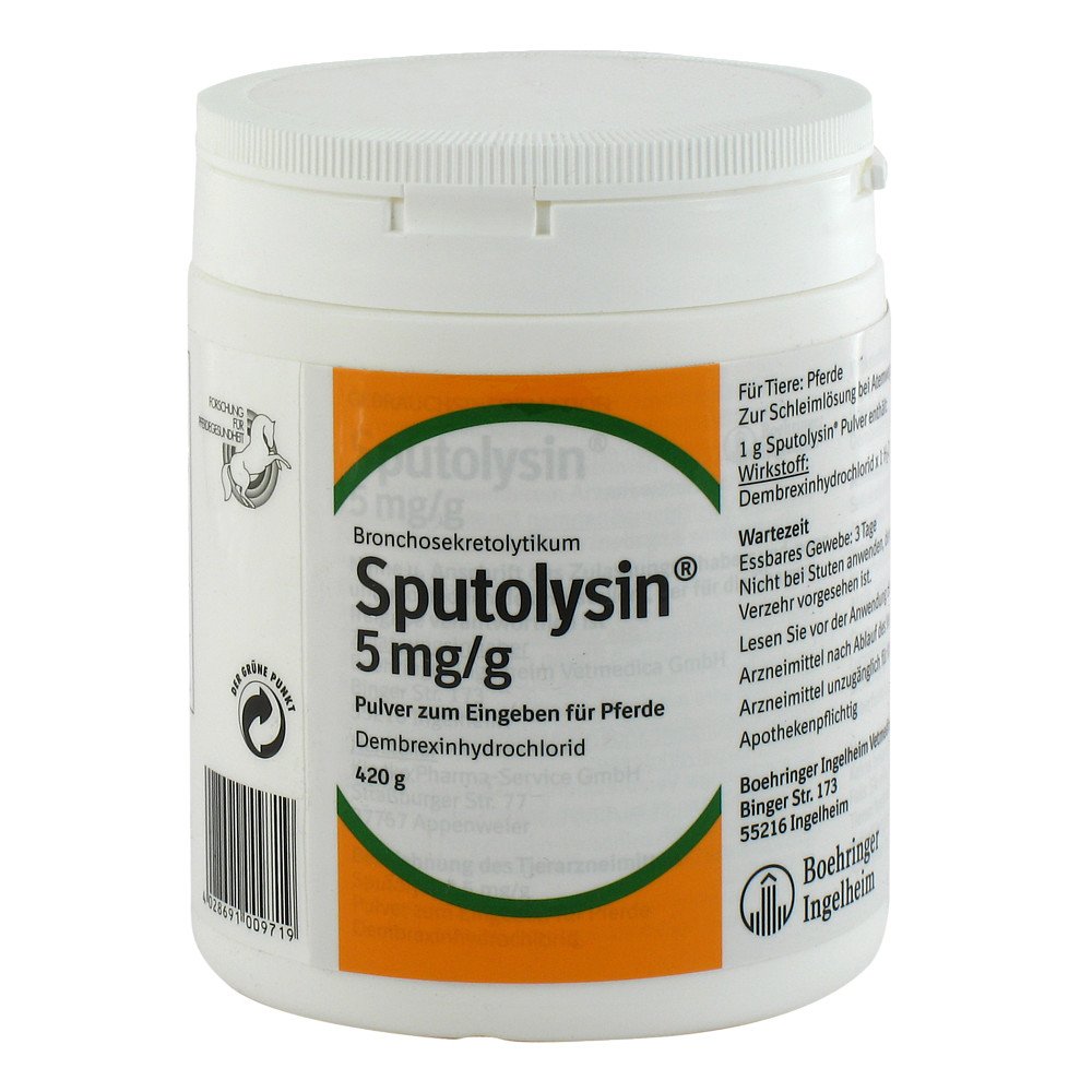 Boehringer Ingelheim VETMEDICA GmbH Sputolysin Pulver für Pferde 02764397