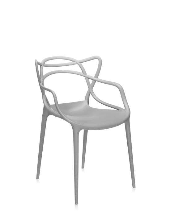 Kartell Masters Stuhl 4er Set (grau) grau 4x0586507