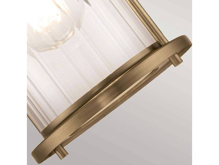 QUOIZEL Wandlampe Riggs, bronze / altmessing, für Badezimmer, Metall, Wandleuchte, Wandlampe Bad