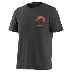 Smartwool Herren Active Lunar Bear T-Shirt - XL - charcoal heather