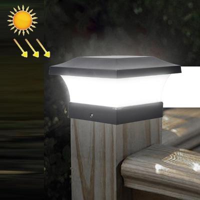 United Solar LED Waterproof Outdoor Column Light For Courtyard & Garden white Light