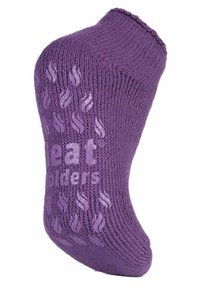 Heat Holders - Dames enkelslippersokken - Lila