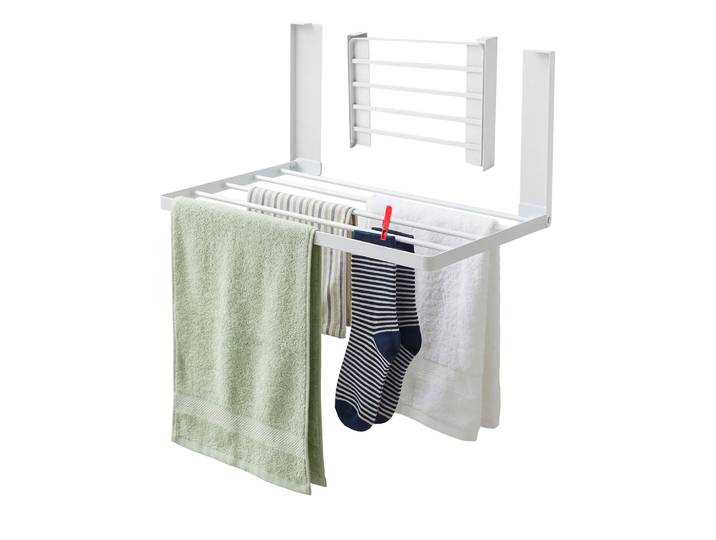 Magnetischer, faltbarer Wäschetrockner Weiss