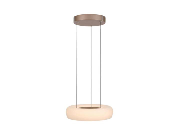 Paul Neuhaus Led-Hängeleuchte, Bronzefarben, Metall, Kunststoff, Glas, F, 51x240x51 cm, Schutzklasse II (Schutzisoliert), elektrisch höhenverstellbar, Lampen & Leuchten, Innenbeleuchtung, Hängelampen, Pendelleuchte