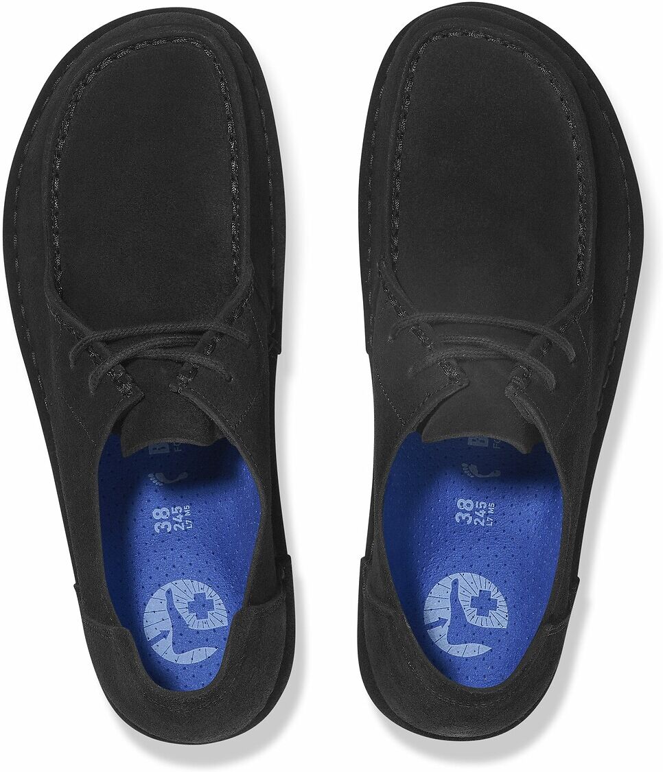 BIRKENSTOCK Chaussures en cuir suédé Utti Lace