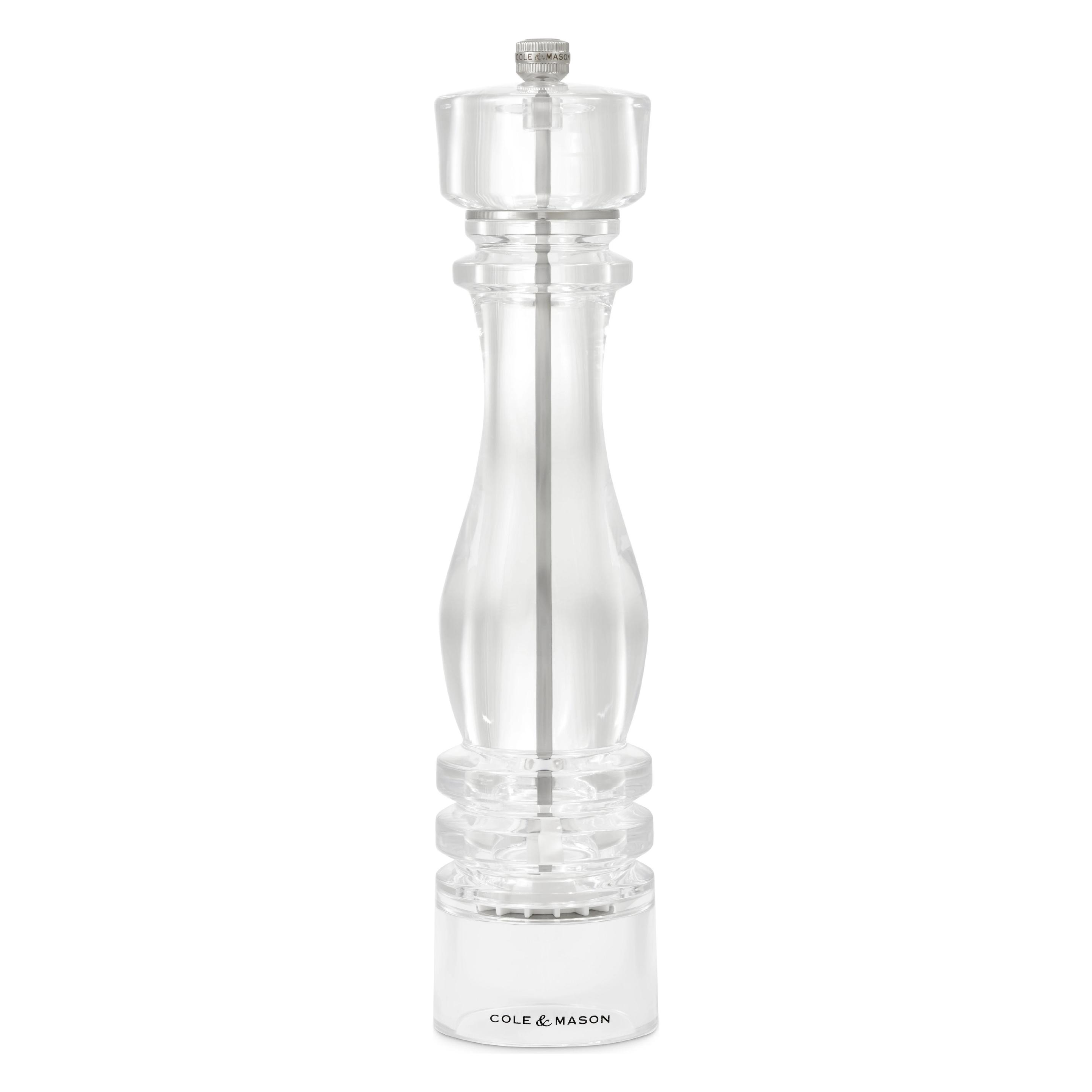 Cole & Mason Cole&Mason Salzmühle London 30 cm, Transparent, Materialtyp: Metall (Salz) (H233111)