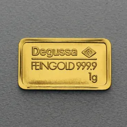 Goldbarren 1g DEGUSSA Resale