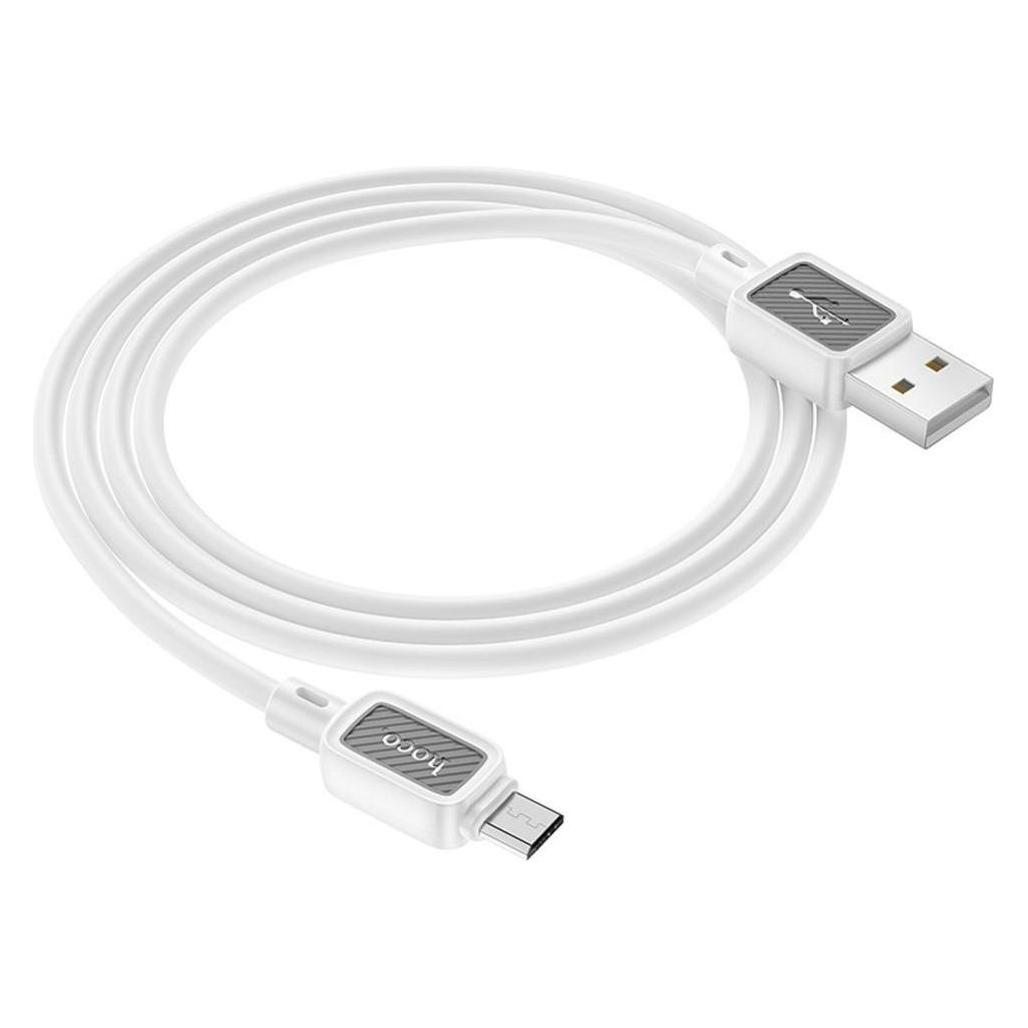 Hoco Cable cable USB A to Micro USB 2,4A X108 1 m white (1 m, USB 2.0) (54561476)