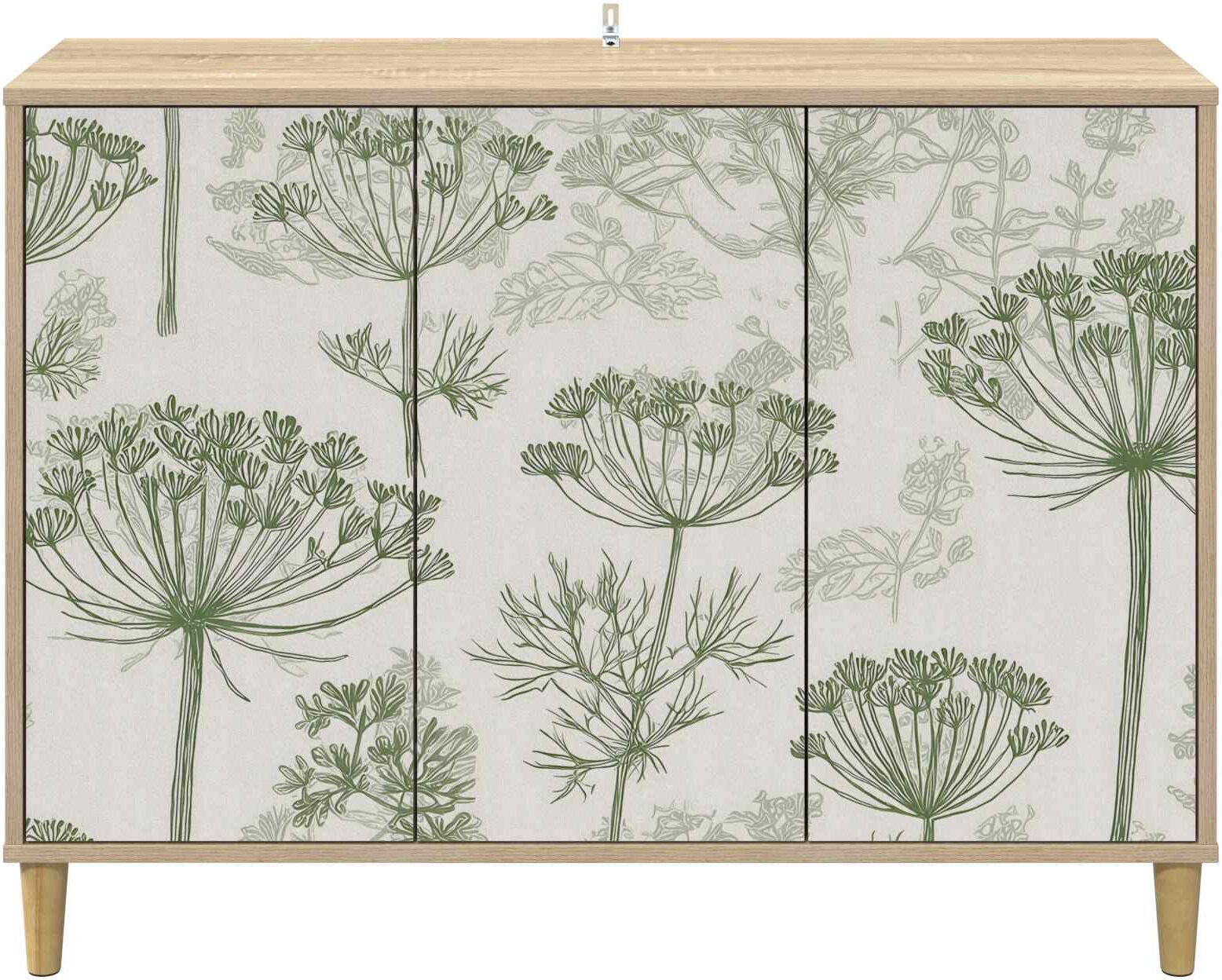 vidaXL Buffet GOTHA Sonoma 102 x 33 x 75 cm Bois d'ingénierie