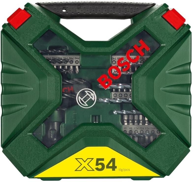 Bit-Set BOSCH "X-Line Classic, 54-teilig", bunt, B:6,3cm H:24,3cm, Bits, Bit-Set bunt Einheitsgröße