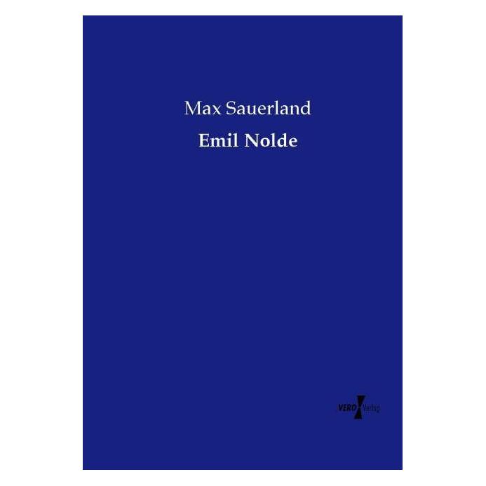 Hansebooks Emil Nolde (Deutsch, Softcover, Max Sauerlandt) (8670550)