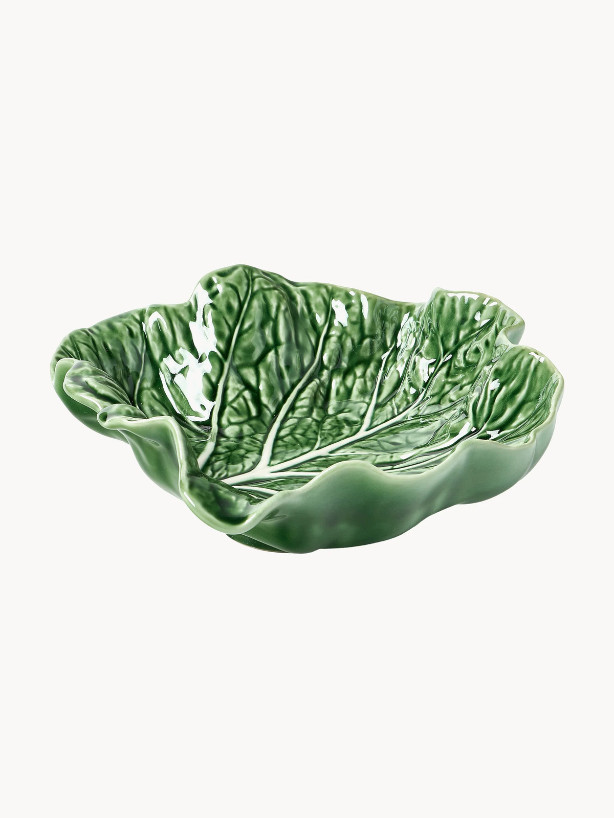 Bordallo Pinheiro Handbeschilderd Serveerplateau Cabbage
