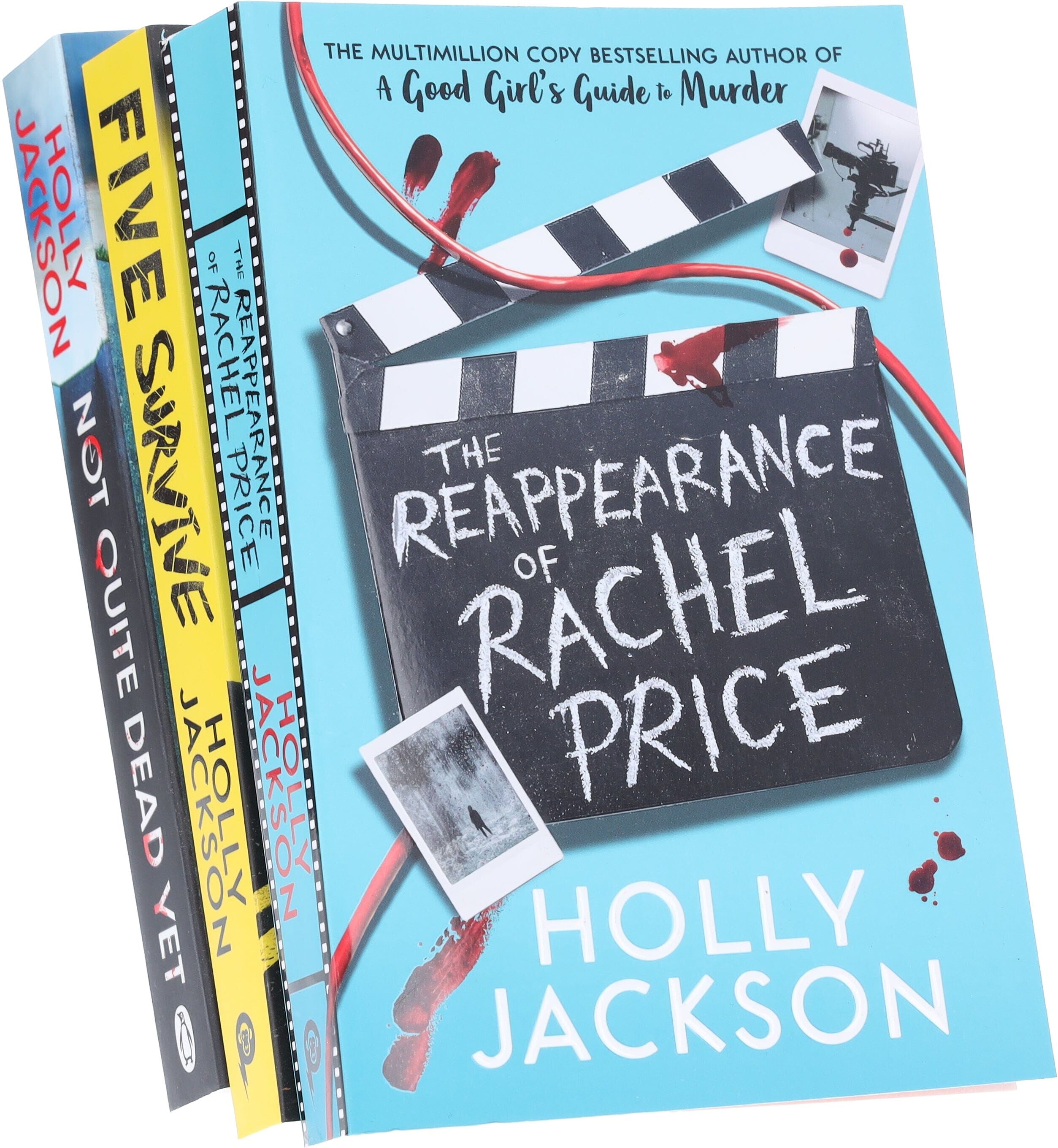 Holly Jackson's (Five Survive, The Reappearance of Rachel Price & Not Quite Dead Yet) 3 Books Collection Set - Fiction - Paperback Penguin Random House