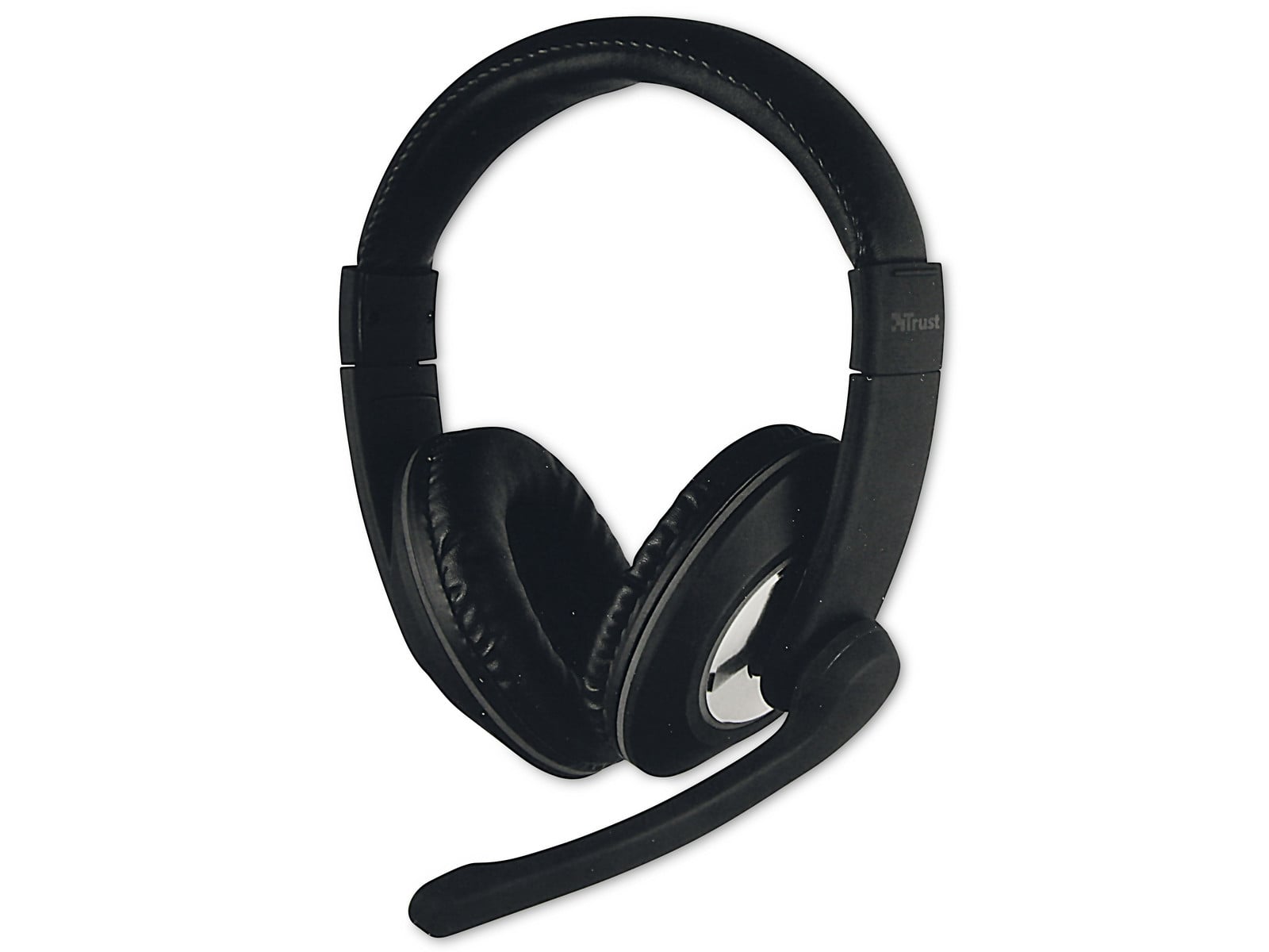 Trust 21662 Hoofdtelefoon met microfoon, Zwart