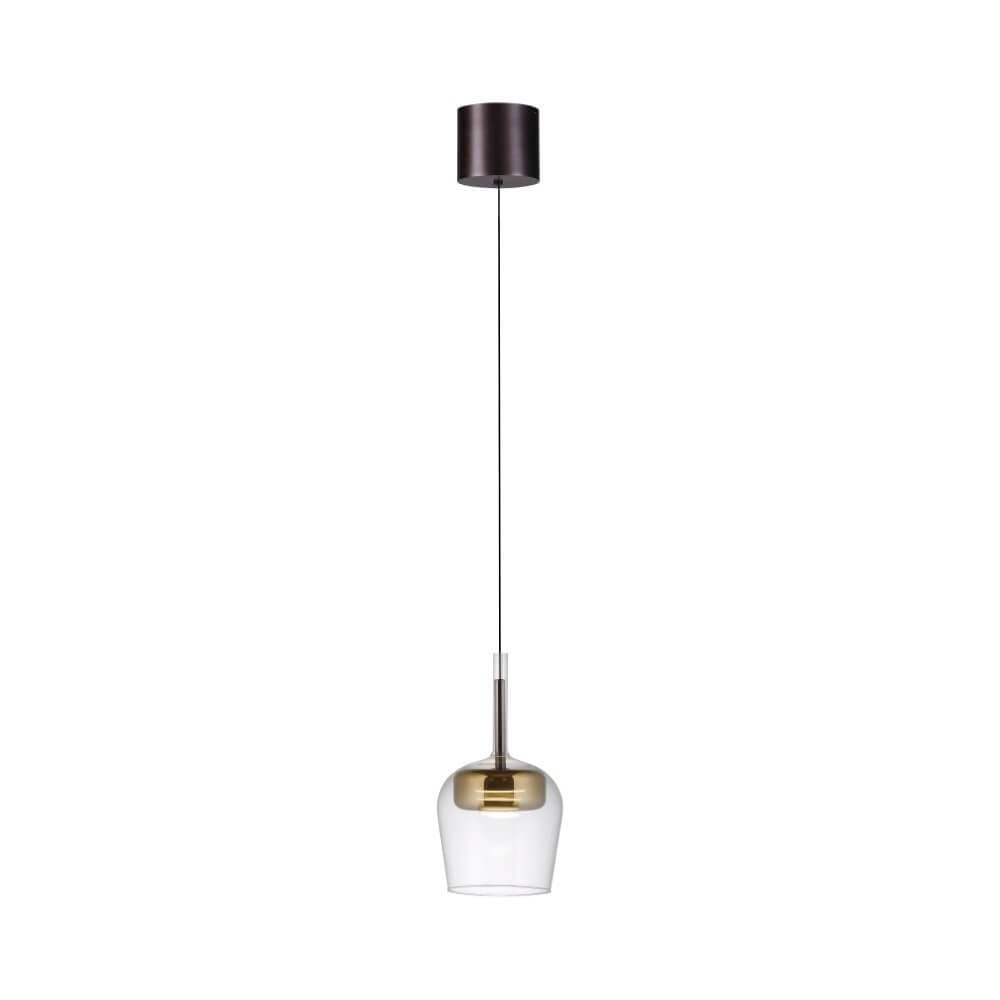 Paul Neuhaus Q-Kon Hanglamp - Goud/Messing met Transparant Glas