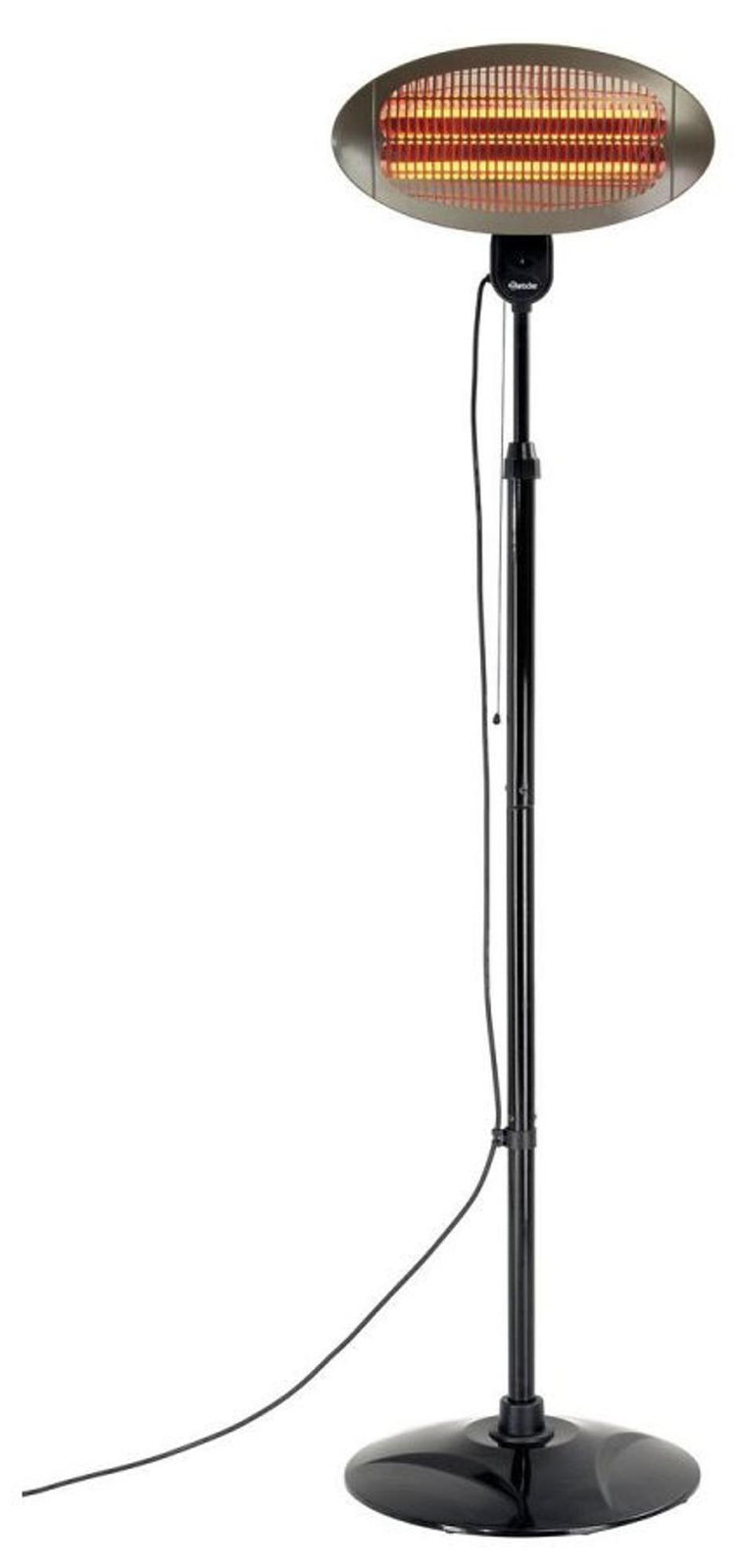 Bartscher 825.207 elektrische staande terrasverwarmer, 2000W