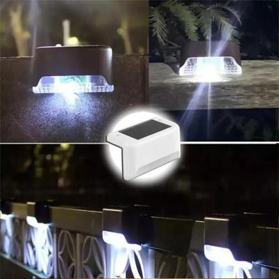 GlowBake Warm White Solar Step Lamp Outdoor Garden Decoration White Light White
