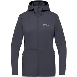JACK WOLFSKIN Damen Funktionsjacke FELDBERG HOODY W, Größe XL in Grau Grau