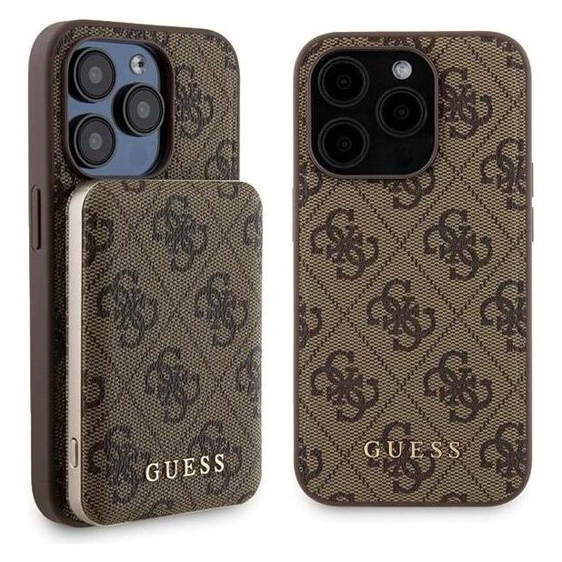 Guess Set Magnetic Powerbank & Phone Case (Apple iPhone 15 Pro Max) (1467198017)