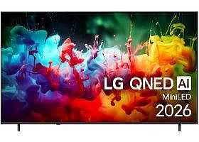 LG QNED AI MiniLED 85QNED70B6A, 2,16 m (85"), 3840 x 2160 Pixel, QNED MiniLED, Smart-TV, WLAN, Schwarz