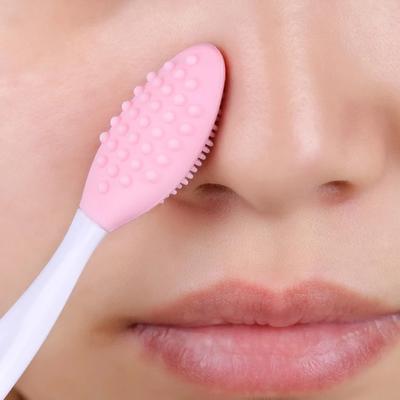Modern Mode Marketplace Silicone Face Scrubber Facial Cleansing Brush With Replacement Head green