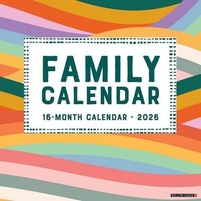 Family Planner Calendar 2026 Wall Calendar