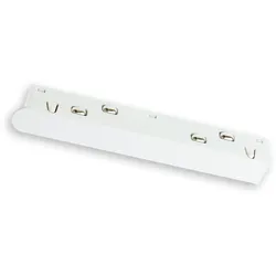 ISOLED Zubehör für NV-StromschieneTRACK48 (alle Versionen) - Linear-Verbinder MINI, starr, stromführend, max. 6A, 4-polig, weiß ISO-116779