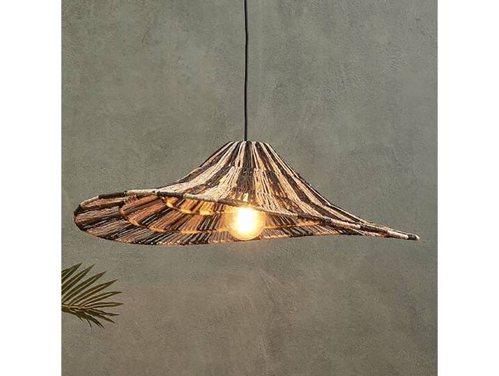 Pendelleuchte Cuzco Ø 65cm Multicolor/Beige/Schwarz Jute E27