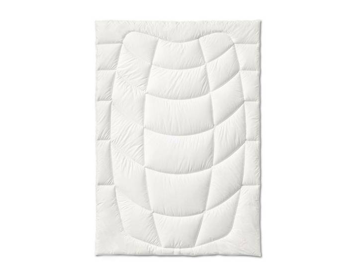 Kauffmann Steppdecke Wildseide, Weiß, 135x200 cm, Oeko-Tex® Standard 100, für Hausstauballergiker geeignet, temperaturausgleichend, atmungsaktiv, sehr leicht, Heimtextilien, Kopfpolster & Bettdecken, Bettdecken, Steppdecken