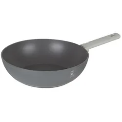BerlingerHaus Wok 28cm Aspen Collection, Pfanne + Kochtopf, Grau