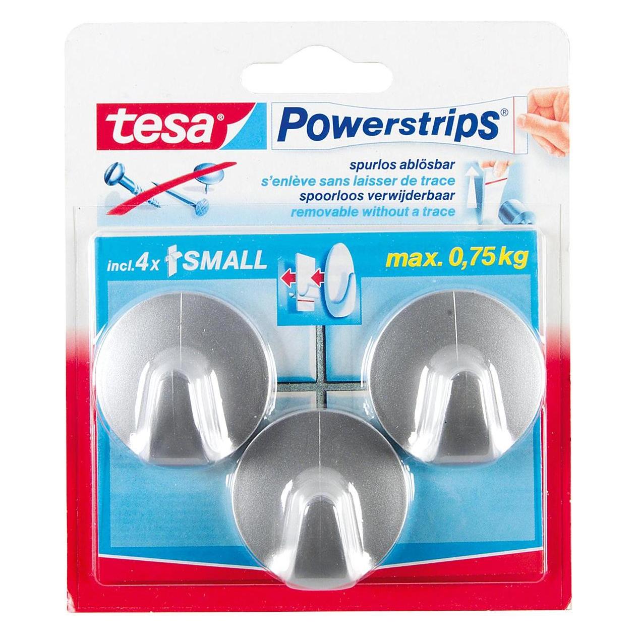 tesa Powerstrips Haken SMALL rund (57578-00000-20) Mindestbestellmenge: 6 Stück
