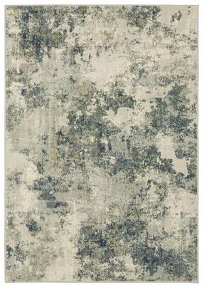Style Haven Bassel Distressed Abstract Beige/ Teal Indoor Area Rug