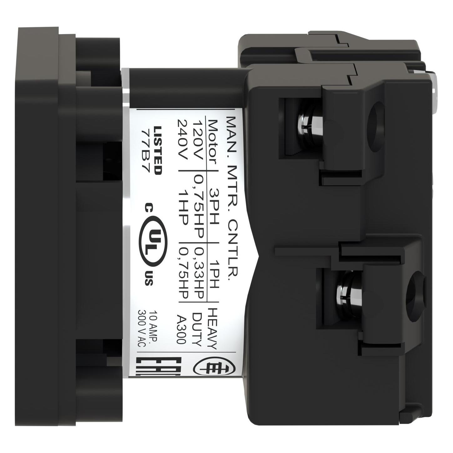 Schneider Electric Lastschalter 1p 1,5kW Wendeschalter 12A K1B001U (K1B001U)