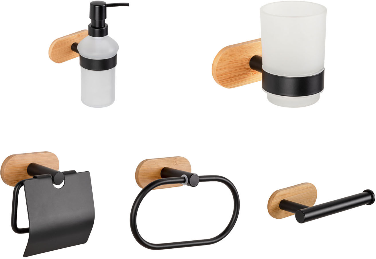 WENKO Turbo-Loc® Bad-Accessoires »Orea Bamboo«