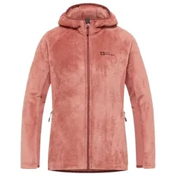 Jack Wolfskin Damen Rotwand Hodded Fleecejacke - M - mineral red