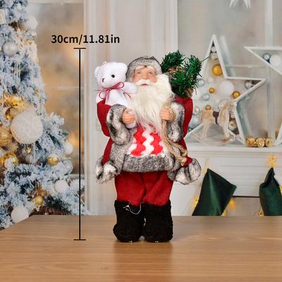 ModernMart Santa Claus Christmas Decorations, Layout Window Decoration, Holiday Decoration Ornaments a014