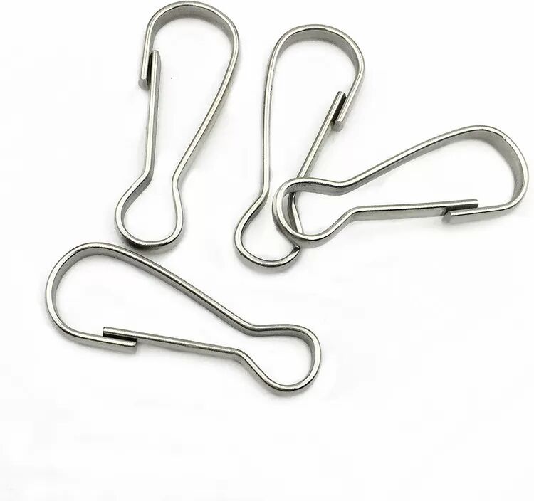 INF Lanyard-Haken aus Edelstahl, Lanyard-Clips, Karabinerhaken, 100er-Pack