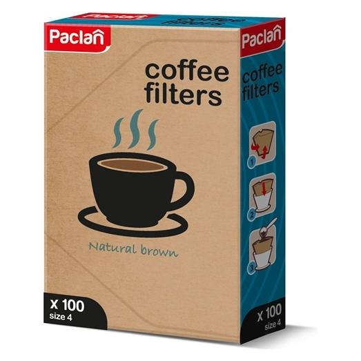 Paclan Filters For Coffee 4, 100Pcs, Box (136971)
