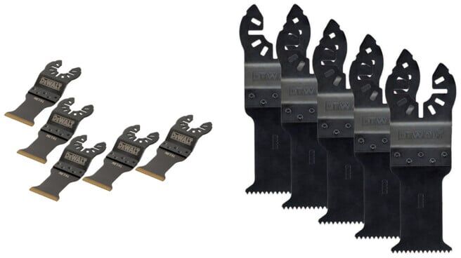 Set DEWALT Multi-Tool Sägeblatt DT20727-QZ + DT20725-QZ 43x30 mm