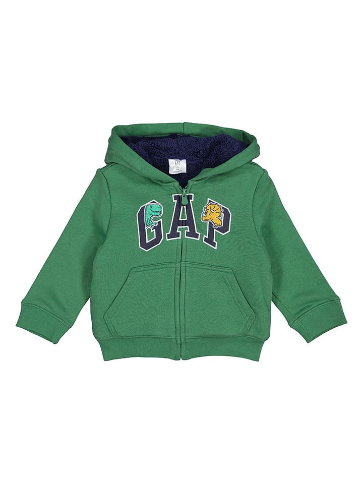 GAP Sweatjacke in Grün - 110