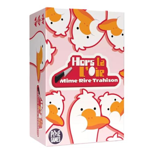 Pixie Games Uit de Gans gezelschapsspel Mime voor 5-9 spelers