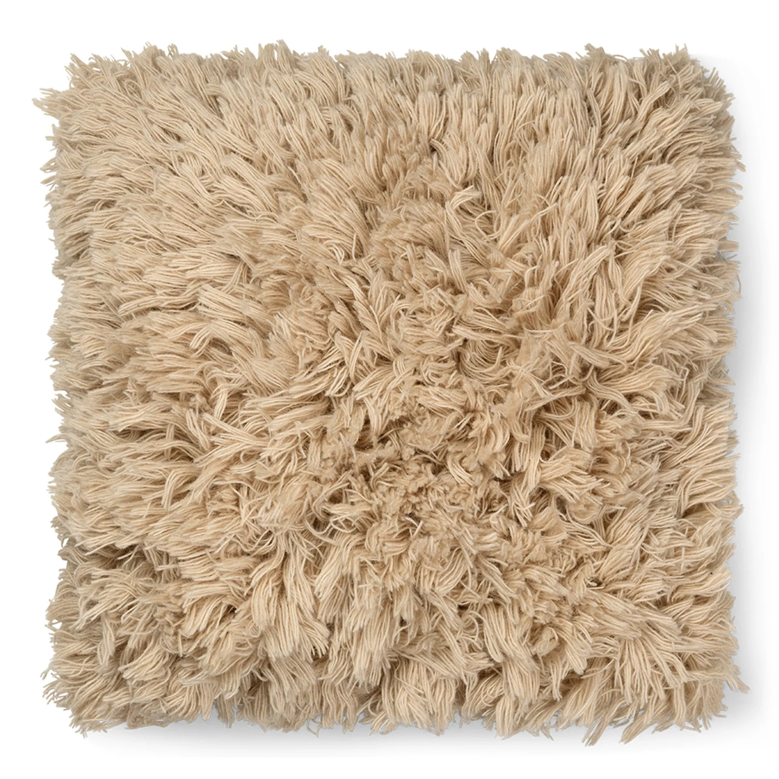 Ferm Living Meadow High Pile kussen Light Sand 50 x 50 cm