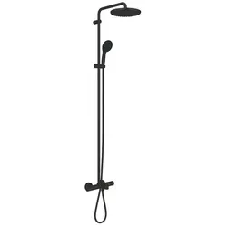 GROHE Vitalio Start System Duschsystem mit Wannenthermostat Schwarz Matt 269882431